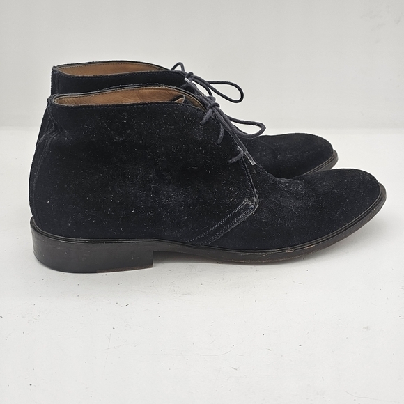 Gordon Rush Midnight Blue Suede Chukka Lace Boots Size 9.5 - Picture 5 of 11